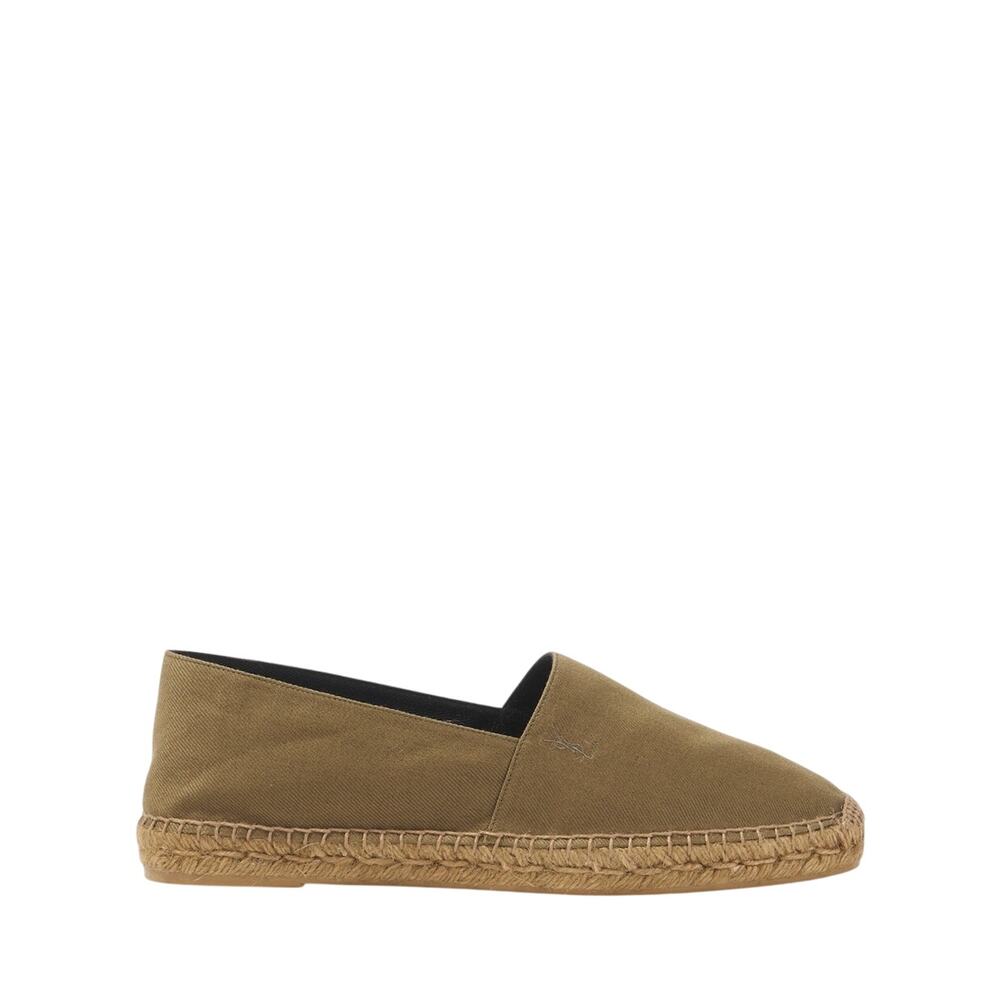 Saint Laurent NIB Cassandre Garbardine Espadrilles in Cactus Size 41